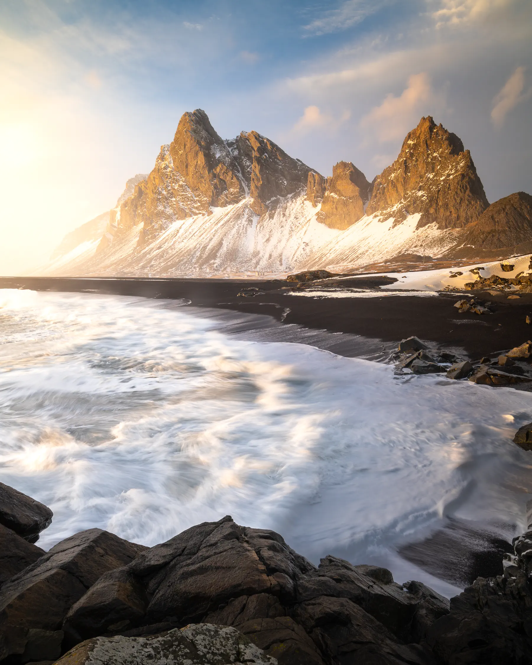 Sunset at Eystrahorn