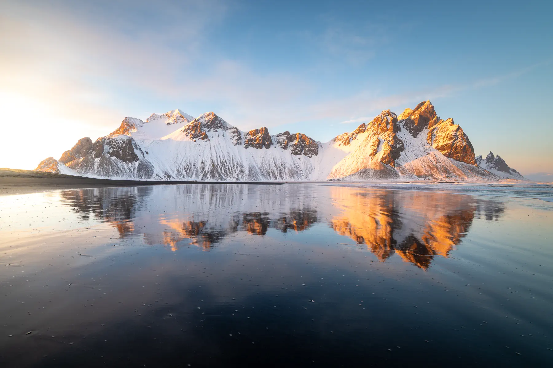 Sunset at Vestrahorn