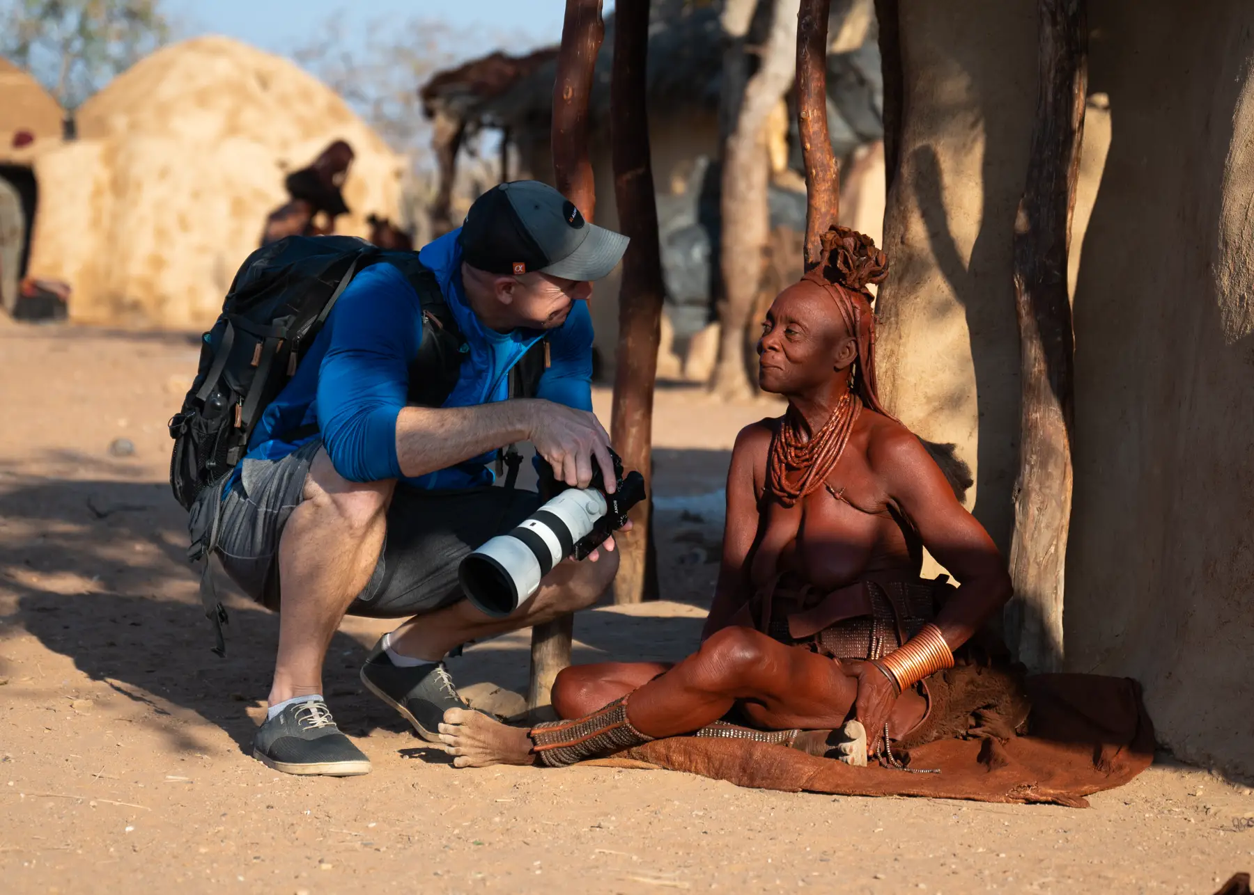Photographing the Himba people